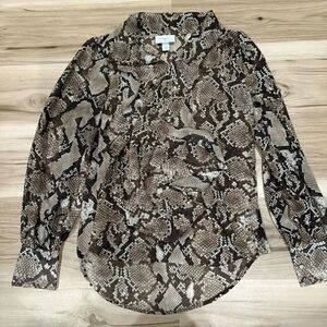 Altuzarra for Target Snake Print Lightweight Blouse Top Women’s XS
